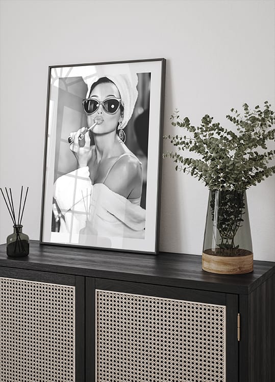 Audrey Hepburn BW Poster - Posterbox.dk