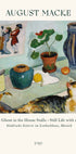 August Macke, Still Life with a Cat Poster - Posterbox.dk