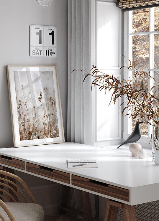 Autumn Dried Flowers Poster - Posterbox.dk