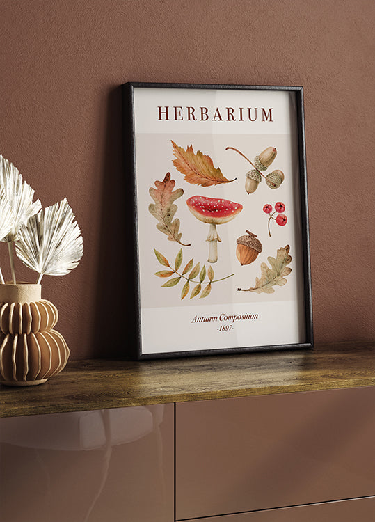 Autumn Herbarium Poster - Posterbox.dk