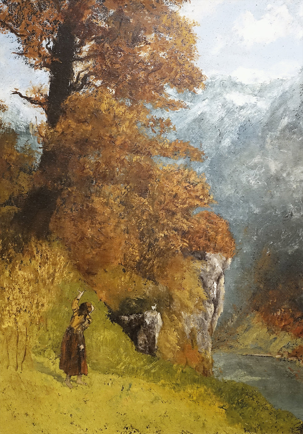 Autumn Landscape by Gustave Courbet Poster - Posterbox.dk