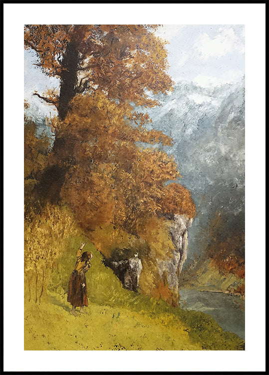 Autumn Landscape by Gustave Courbet Poster - Posterbox.dk