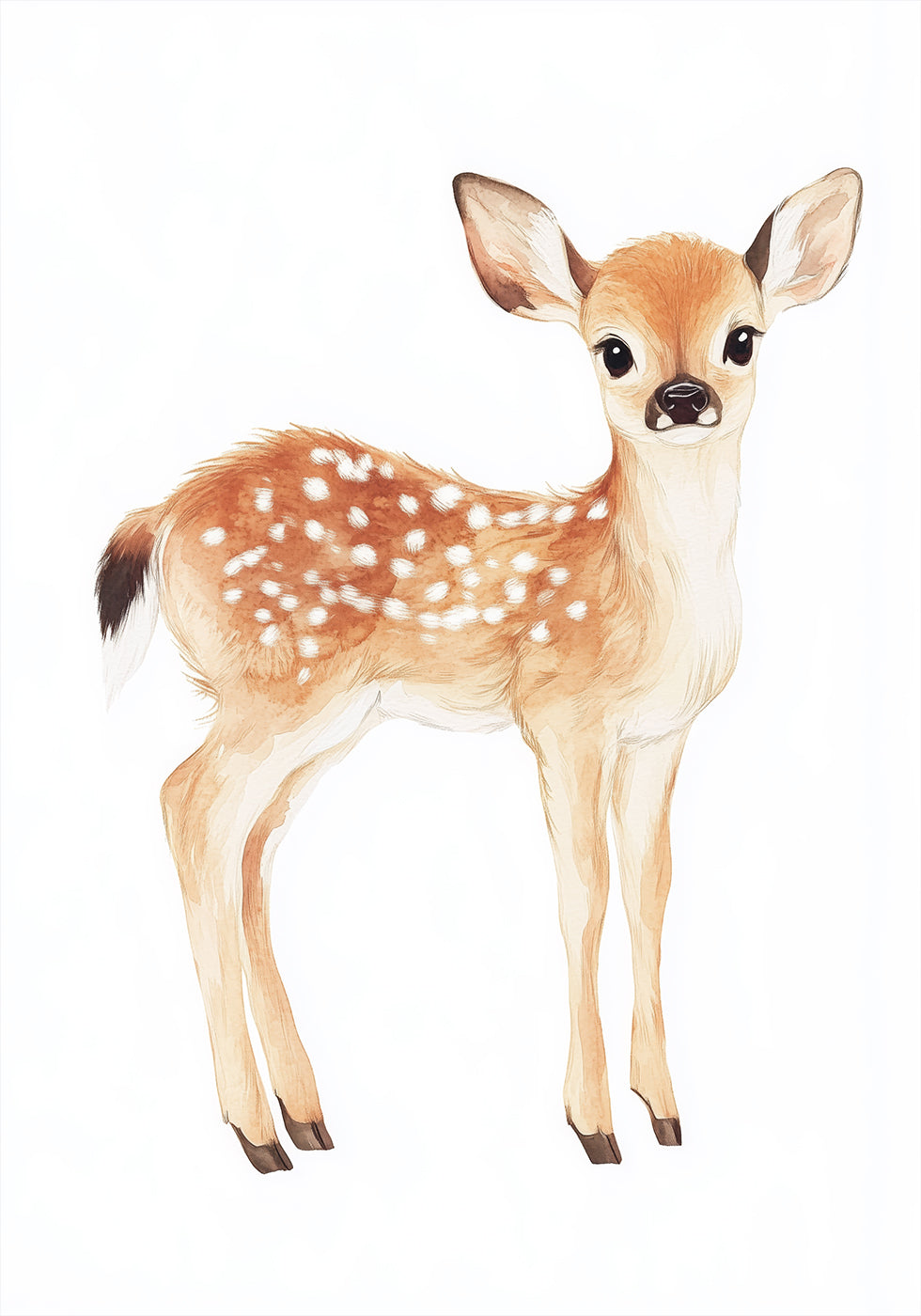 Baby Deer With Spots Poster - Posterbox.dk