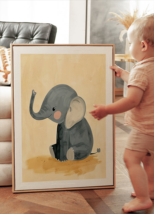 Baby Elephant Poster - Posterbox.dk