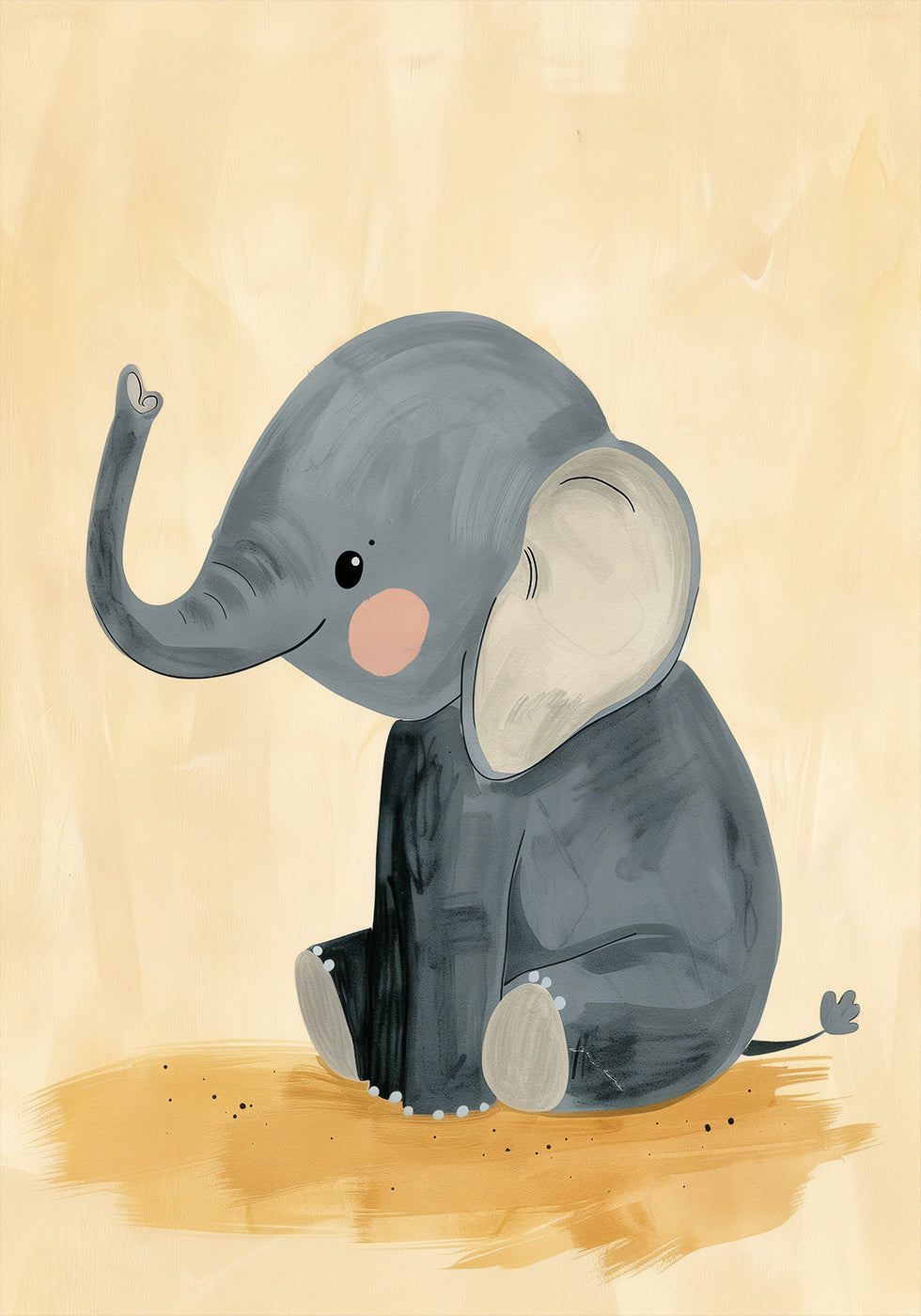 Baby Elephant Poster - Posterbox.dk