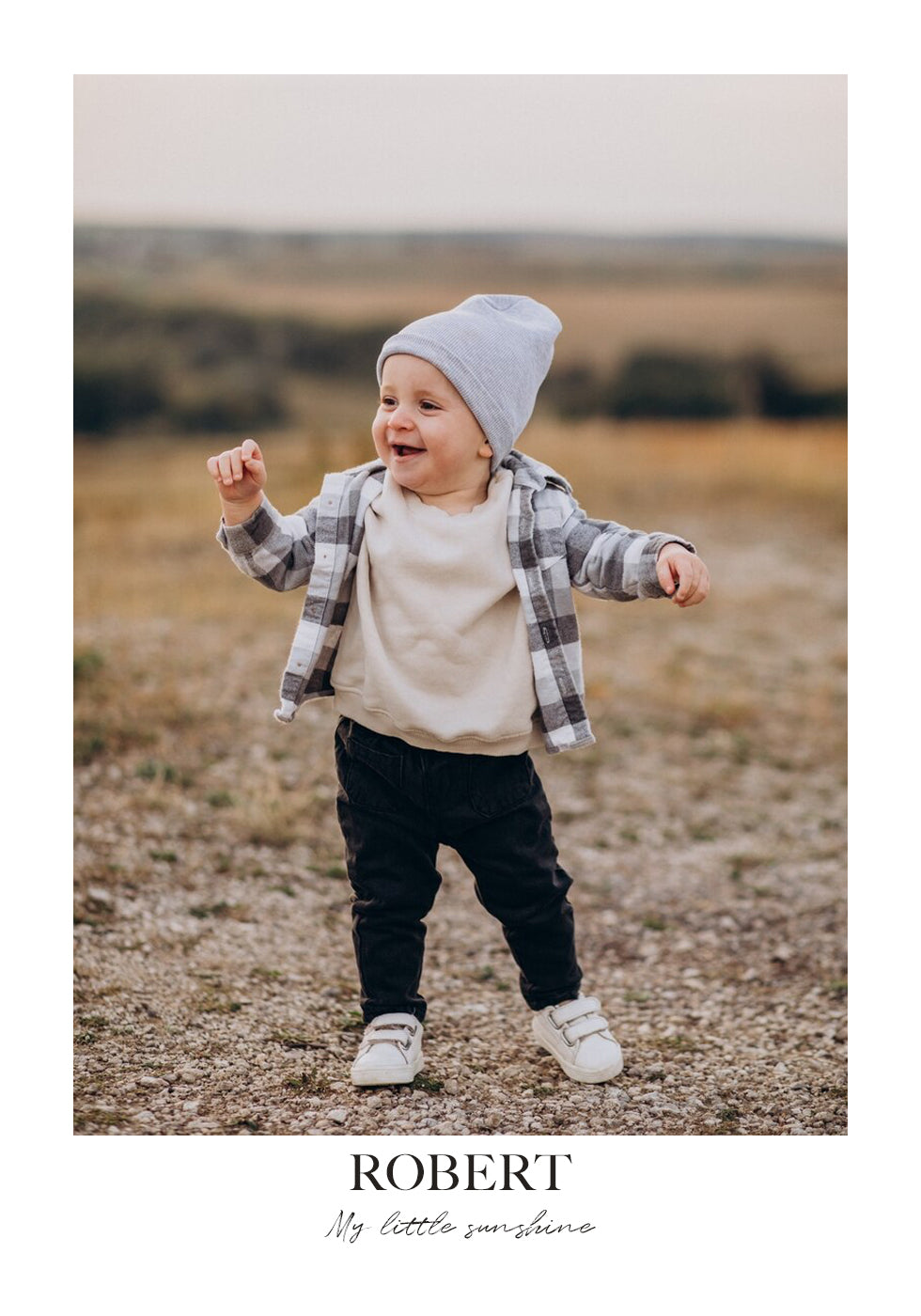 Baby or Child Personalized Name Poster - Posterbox.dk