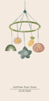 Baby Toy Mobile, Personalized Birth Poster - Posterbox.dk