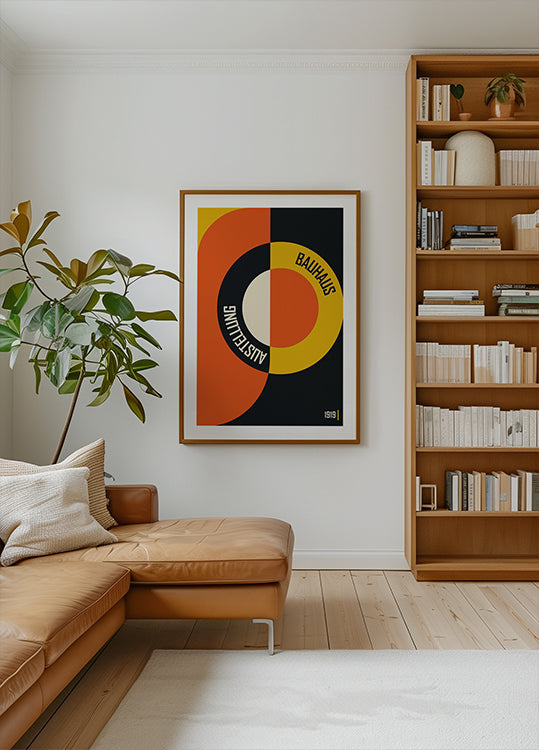 Bauhaus Color Shapes No.1 Poster - Posterbox.dk