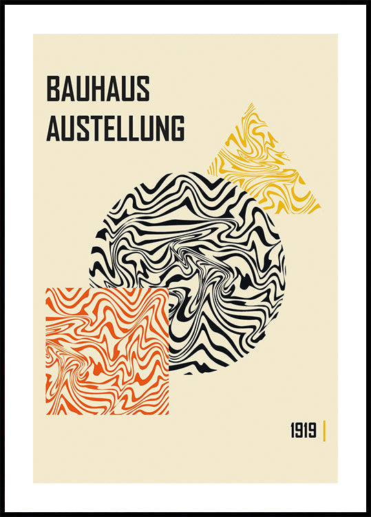 Bauhaus Color Shapes No.2 Poster - Posterbox.dk