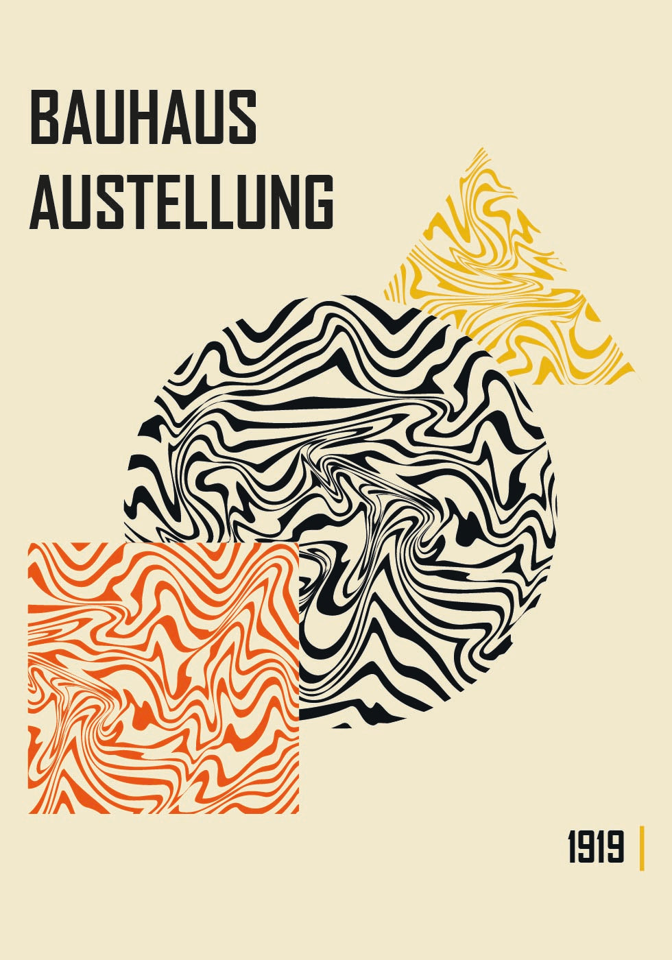 Bauhaus Color Shapes No.2 Poster - Posterbox.dk