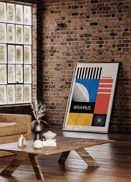 Bauhaus Colorful Poster - Posterbox.dk