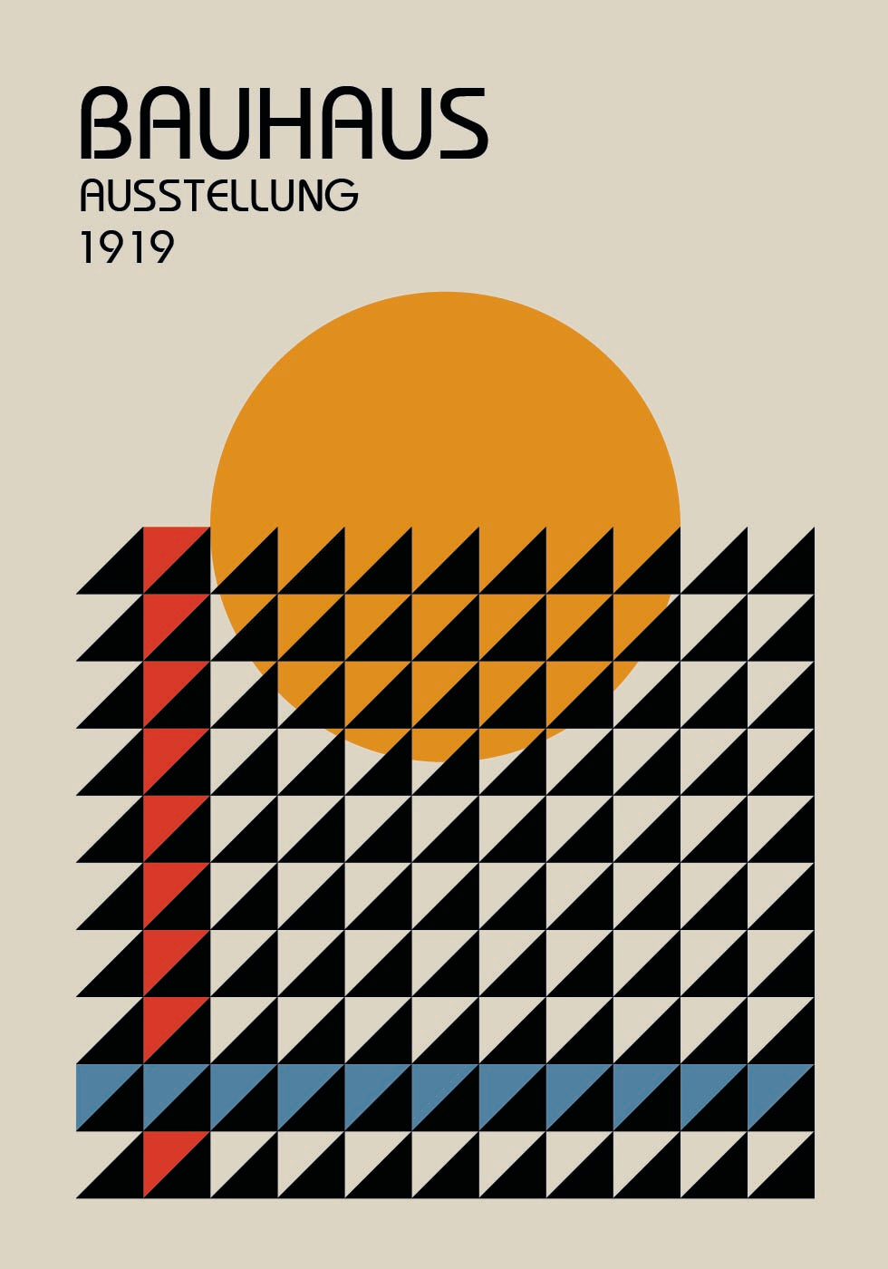 Bauhaus Exhibition Poster - Posterbox.dk