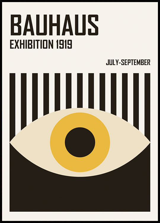 Bauhaus Eye Poster - Posterbox.dk