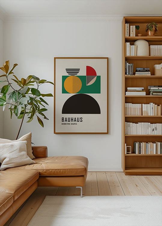 Bauhaus Geometric Shapes №4 Poster - Posterbox.dk
