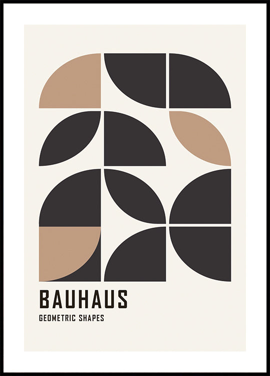 Bauhaus Geometric Shapes No.2 Poster - Posterbox.dk