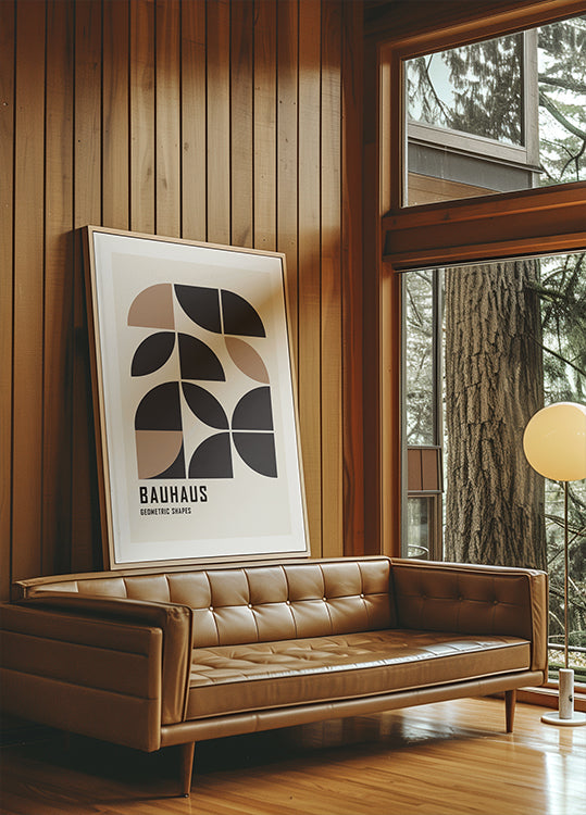 Bauhaus Geometric Shapes No.2 Poster - Posterbox.dk