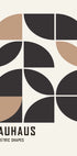 Bauhaus Geometric Shapes No.2 Poster - Posterbox.dk