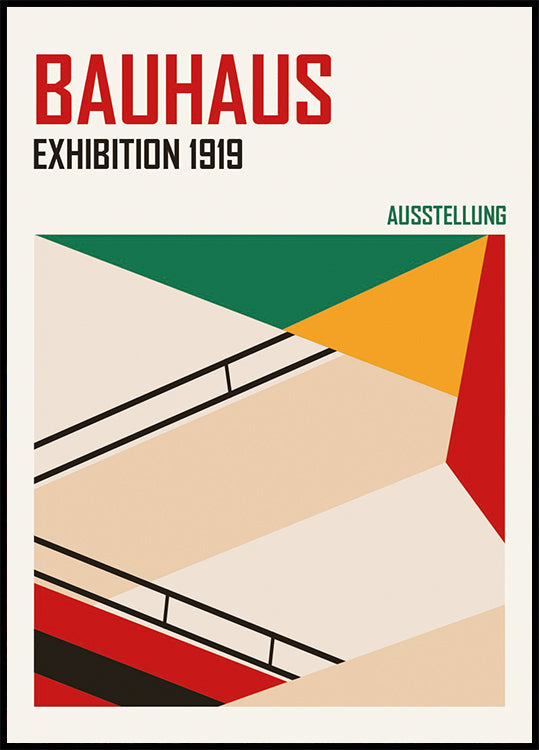 Bauhaus Staircase Poster - Posterbox.dk