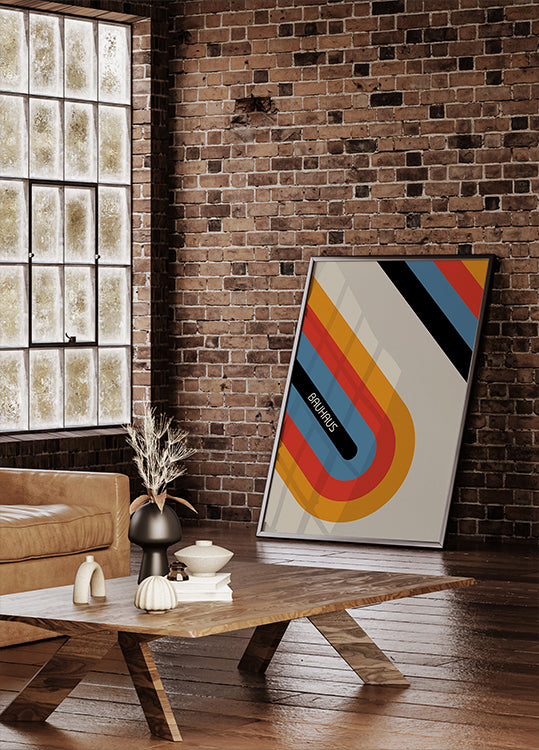 Bauhaus Stripes Poster - Posterbox.dk