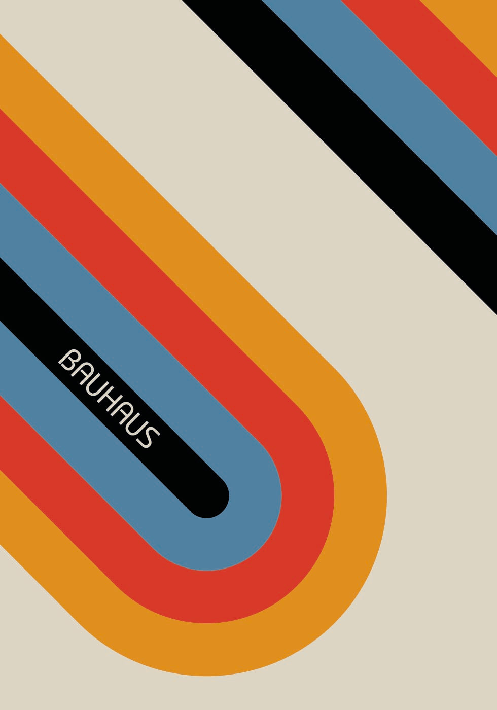 Bauhaus Stripes Poster - Posterbox.dk