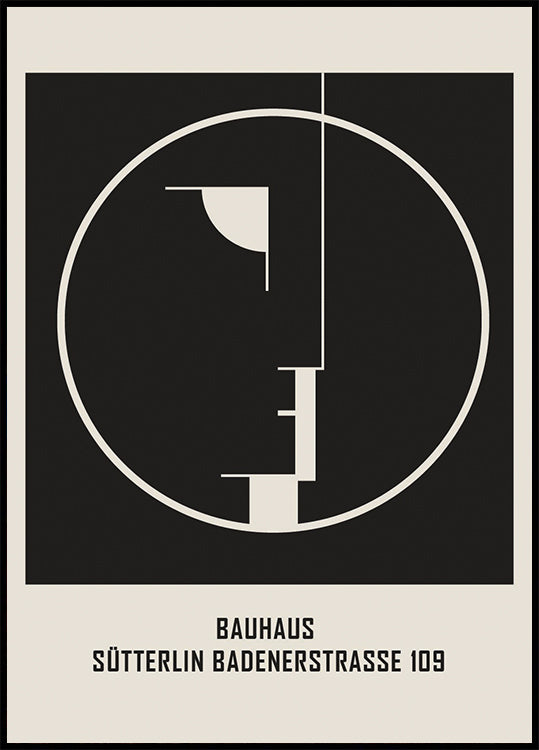 Bauhaus Sütterlin Badenerstrasse No.2 Poster - Posterbox.dk