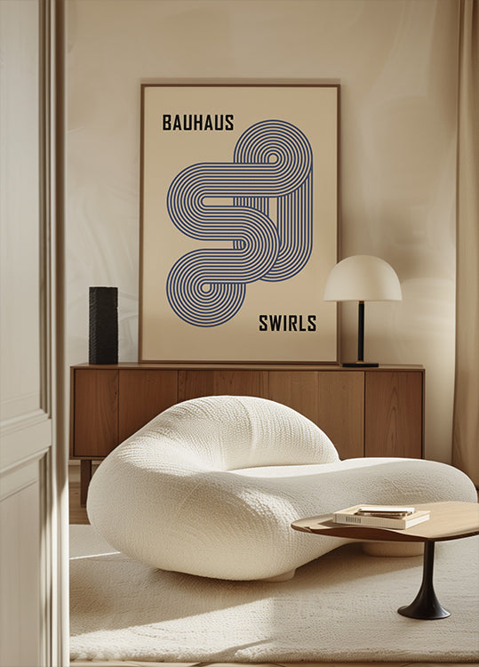 Bauhaus Swirls Poster - Posterbox.dk