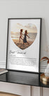 Best Friend, Personalized Photo and Message Poster - Posterbox.dk