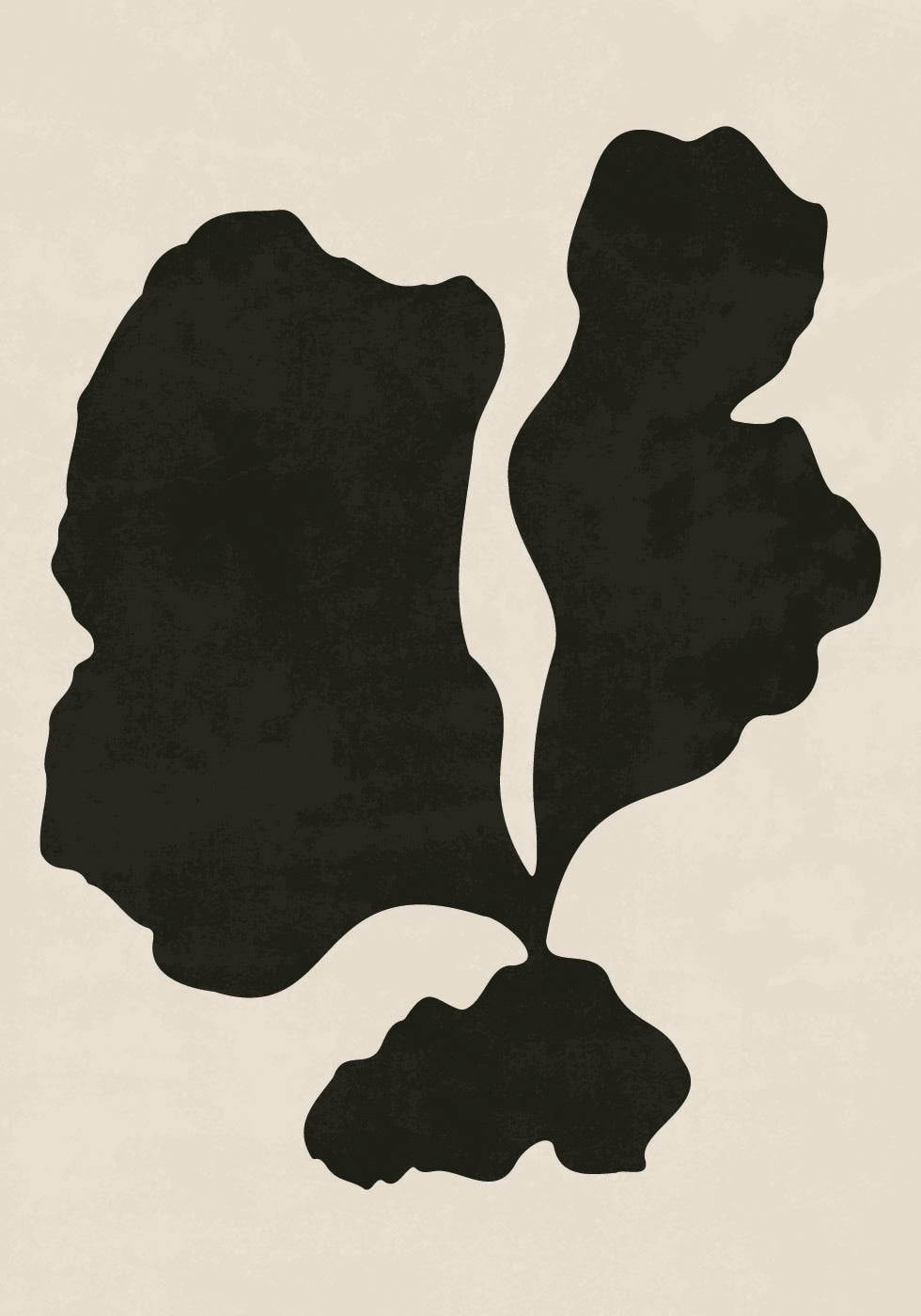 Black Abstract Shape Poster - Posterbox.dk