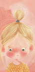 Blonde Girl With Freckles Poster - Posterbox.dk