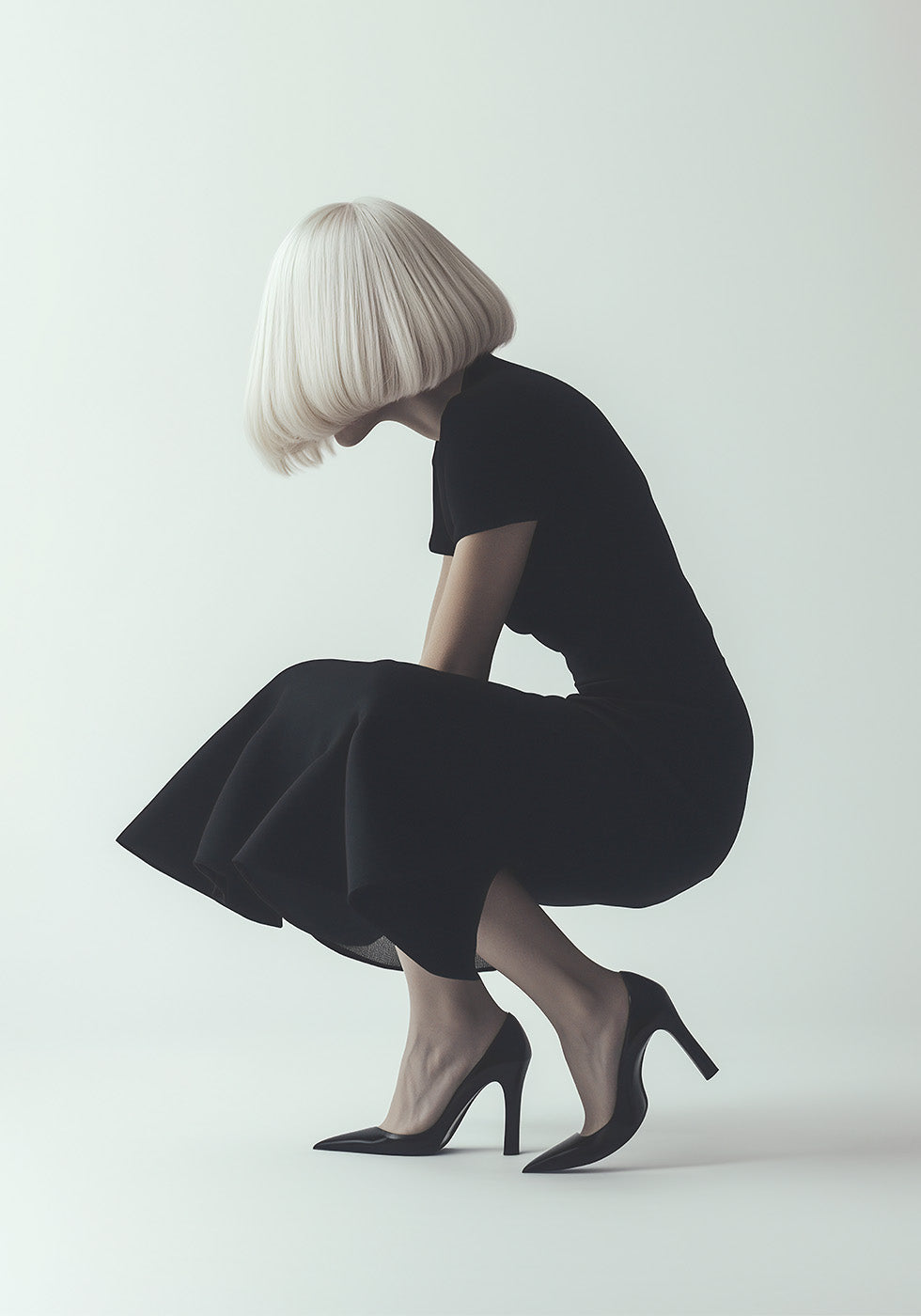 Bob Haircut Modern Fashion Poster - Posterbox.dk