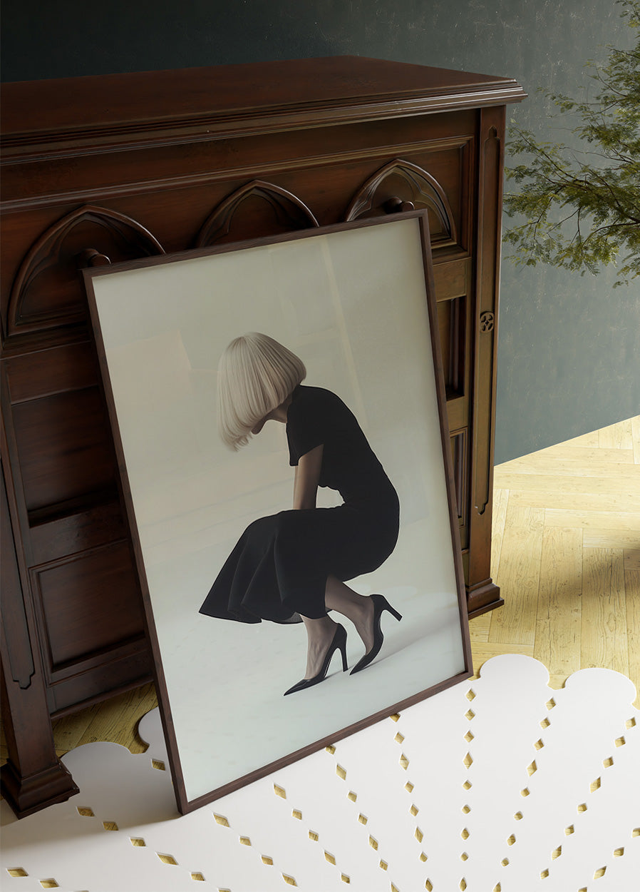 Bob Haircut Modern Fashion Poster - Posterbox.dk