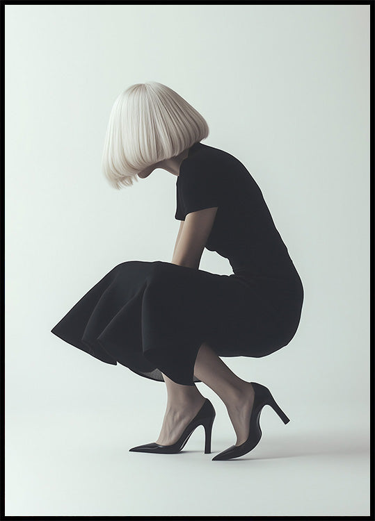 Bob Haircut Modern Fashion Poster - Posterbox.dk