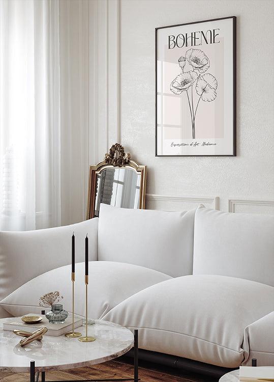 Boheme Poppies Art Poster - Posterbox.dk