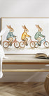 Bunny Bicycle Trio Poster - Posterbox.dk