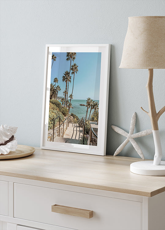 California Coastal Path Poster - Posterbox.dk