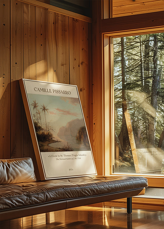 Camille Pissarro Tropical Caribbean Creek Poster - Posterbox.dk