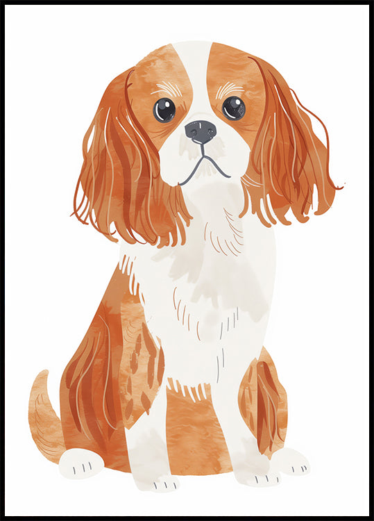 Cavalier Spaniel Dog Poster - Posterbox.dk