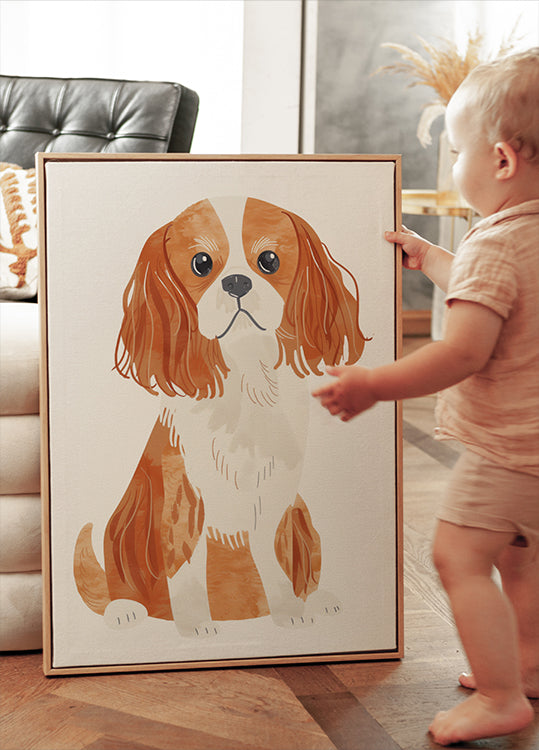 Cavalier Spaniel Dog Poster - Posterbox.dk