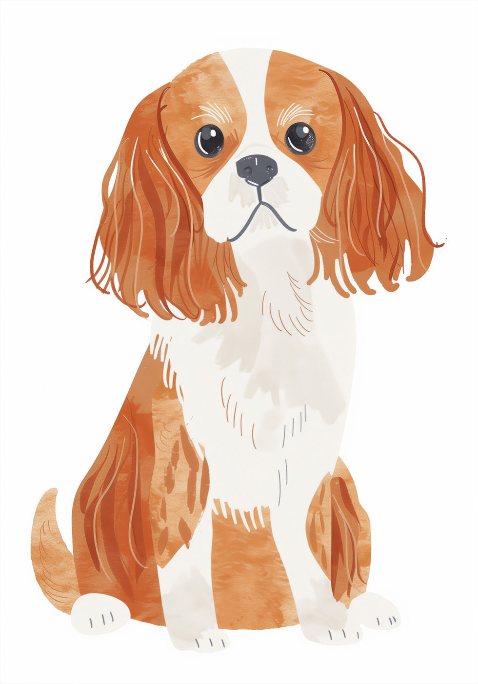 Cavalier Spaniel Dog Poster - Posterbox.dk
