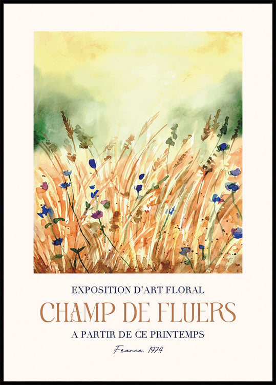 Champ De Fleurs Plakat | Posterbox