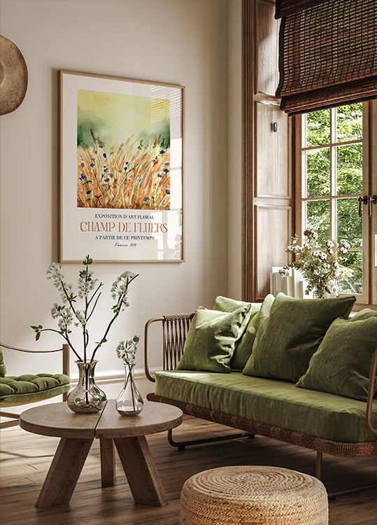 Champ De Fleurs Poster - Posterbox.dk