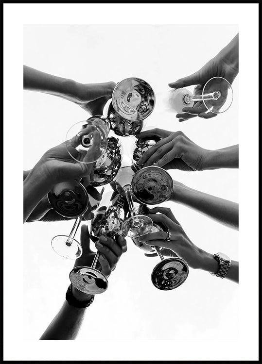 Champagne Celebration Poster - Posterbox.dk