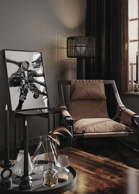 Champagne Celebration Poster - Posterbox.dk