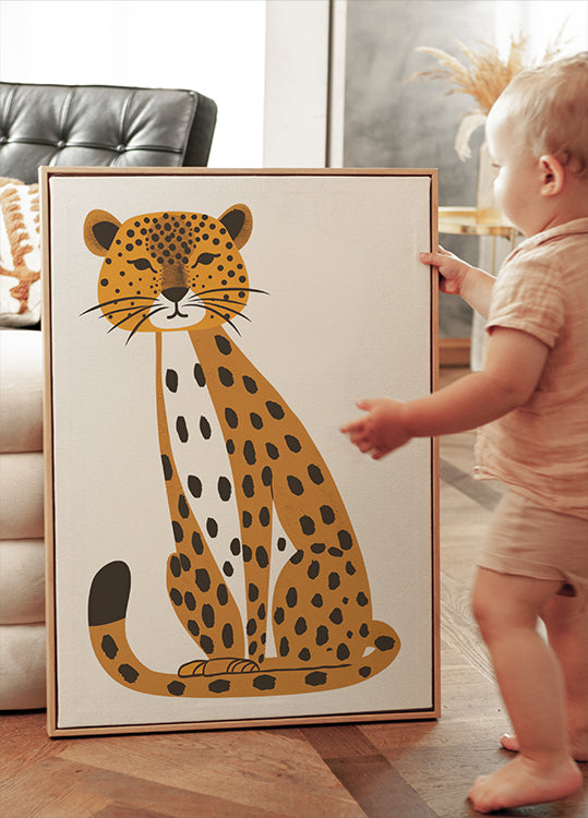 Cheetah Kids Poster - Posterbox.dk