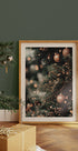 Christmas Tree with Golden Lights Poster - Posterbox.dk
