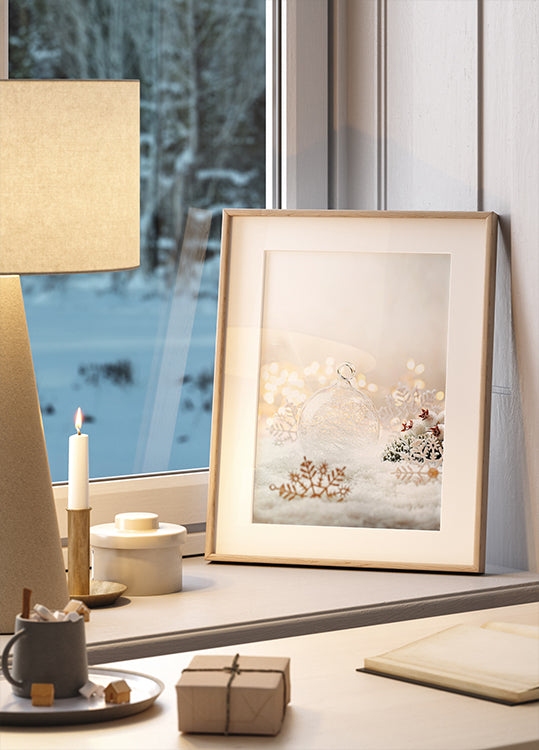 Christmas White Decorations №2 Poster - Posterbox.dk