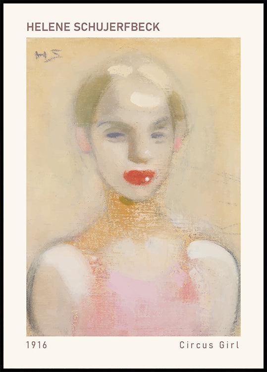 Circus Girl, Helene Schjerfbeck Poster - Posterbox.dk