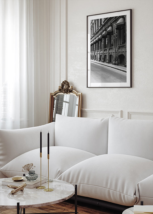 City Patterns in Black and White Poster - Posterbox.dk