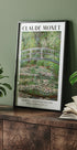 Claude Monet - Bridge over a Pond of Water Lilies Poster - Posterbox.dk