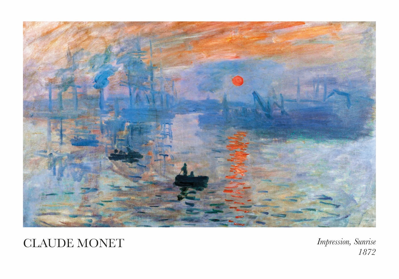 Claude Monet - Impression, Sunrise Poster - Posterbox.dk